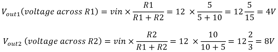 Voltage Divider Equation